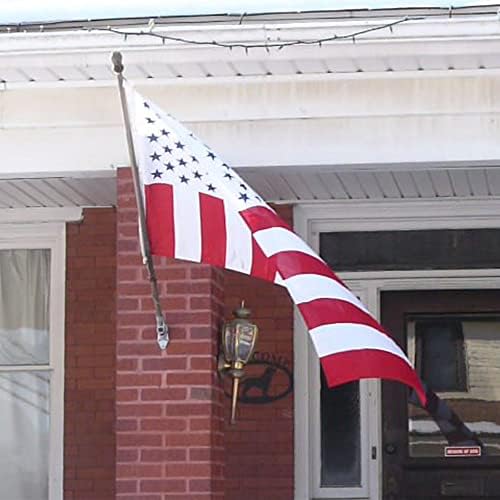 Брэдфордский Граждански знаме на мира 3x5 метра На открито, Направено в САЩ, Бродирани американските Знамена на света, Двупосочен Сверхпрочный Гражданския Кодекс н?