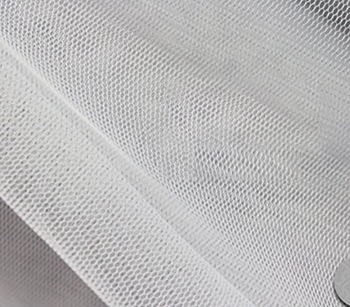 Однотонная бяла тъкан от полиестер ширина 58 см / Продава се двор