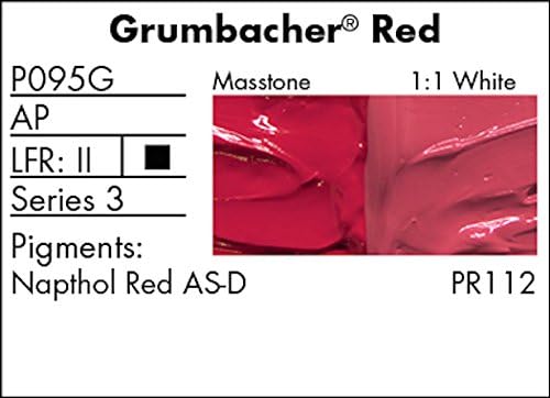 Комплект маслени бои Grumbacher, 0,81 течни унции (опаковка от 10 броя), Многоцветен