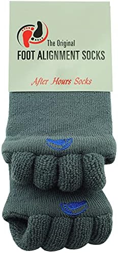 Оригиналните чорапи за Изравняване на стоп - Happy Feet Alignment Socks - Разделители на пръстите на краката за мъже