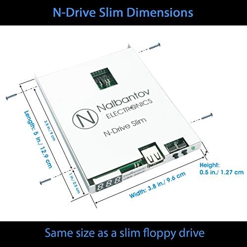 USB флопи Емулатор та Nalbantov N-Drive Slim Industrial за Corning Siecor OTDR Plus Multitester II Модел на 340M