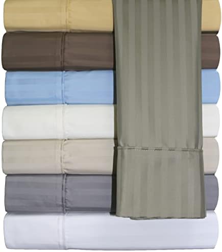 Кърпи без бръчки Abripedic, брой нишки 650, дълбок джоб, комплект чаршафи от памук поли-смес, King, златни