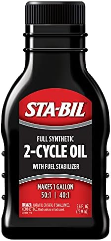 Напълно синтетично Двухтактное масло STA-BIL - Със стабилизатор на гориво за защита до 12 месеца - 5-Галлонная смес за смесване