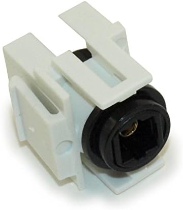 Тип на вмъкване/connector MyCableMart Keystone Jack: Optical Toslink конектор, Бял