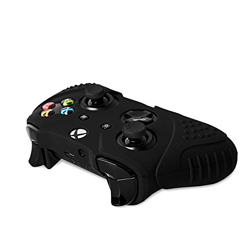 Противоскользящий Силиконов Защитен Калъф за контролера на Xbox 1 CHINFAI Xbox One S/X Grip Controller Skin с 4 Вида Капачки за