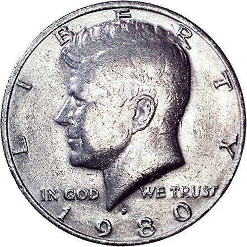 1980 Rv Кенеди полдоллара 50 цента е много добре