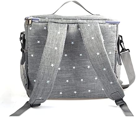 Чанта-тоут за памперси SHYOUXUAN - Органайзер за пелени 12,5 X 7,7 x12,75 инча – Стилна и модерна чанта за количка – Здрав водоустойчив