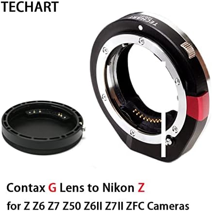 Адаптер за обектив TECHART TZG-01 за обектив C0NTAX G с прикрепен адаптер NIK0N Z Z6 Z7 Z50 Z6II Z7II ZFC за камера от G-NZ