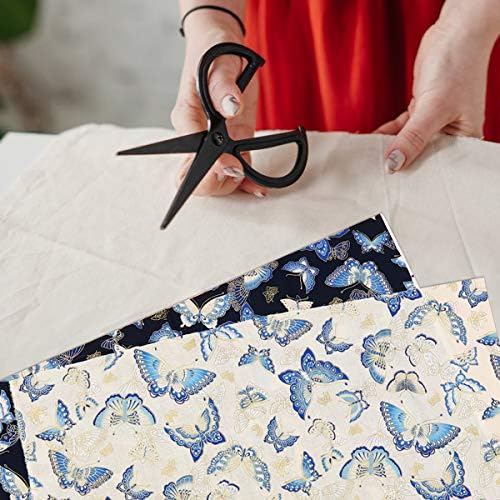 2 бр., лоскутная памучен плат, ръчно изработени, кърпа с изображение, аксесоари Направи си сам (50x70 см, синьо, бяло), украса за