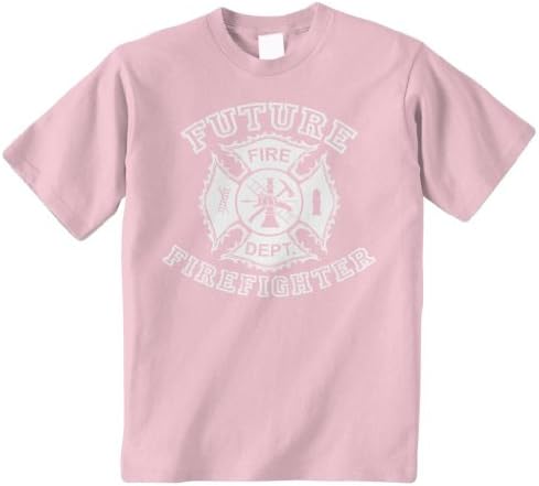 Тениска за деца Threadrock Little Boys'Future Firefighter