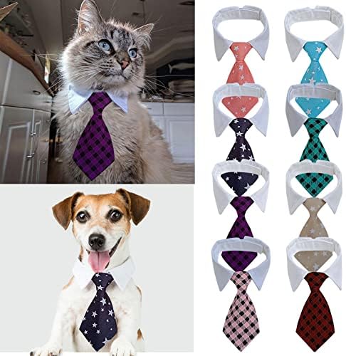Mllkcao Сладък папийонка за кученца и Котенков, Регулируема Вратовръзка за домашни кучета и котки, Подходящ за Смокинг за вашия
