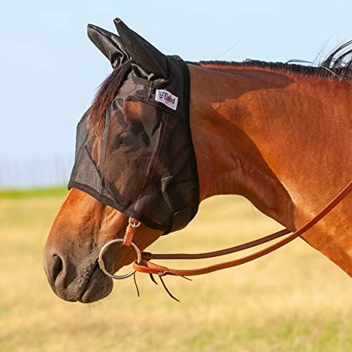 Маска Cashel Кръстоносците Horse Fly с Ушите си за Благотворителност, Оранжево, Кон