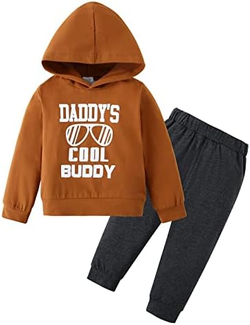 DISAUR/ Облекло за малки момчета (1-6 години), Hoody, Дрехи за Бебета, Блузи с дълъг ръкав, Комплект Панталон