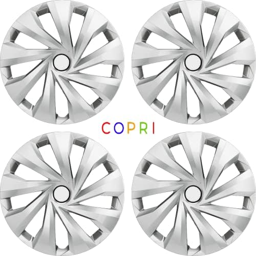 Комплект Copri от 4 Джанти Накладки 16-Инчов Сребрист цвят, Защелкивающихся На Ступицу, Подходящ За Citroen