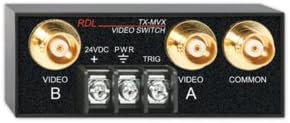 Видеопереключатель Radio Design Labs TX-MVX с Ръчно Дистанционно управление - 2x1 - BNC