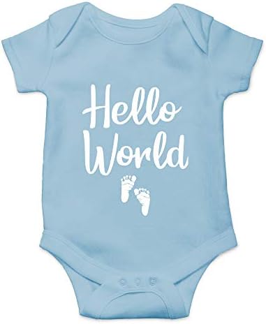 CBTwear Hello World - Дрехи за новородени, връщайки се у дома - Мило Цельнокроеное Детско Боди