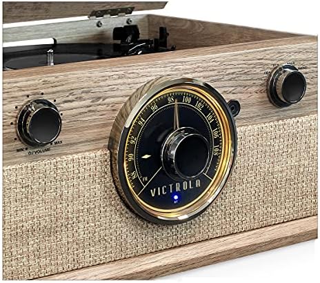 Модерен грамофон Victrola 4-в-1 Cambridge Farmhouse с Bluetooth и FM радио (обновена)
