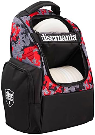 Раница за дисково голф Discmania Fanatic Fly-Bag – Чанта за дисково голф с фризби с Капацитет над 18 та, лек калъф за стикове с лесен достъп