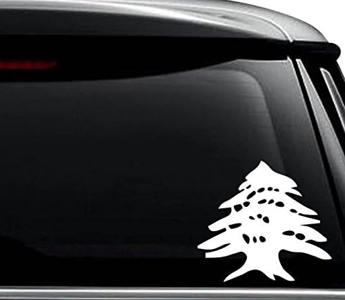 Кедрово дърво от Ливан Ливанска Стикер-винетка За използване На лаптоп, каска, кола, камион, мотор, прозорци, броня, стена и декорация