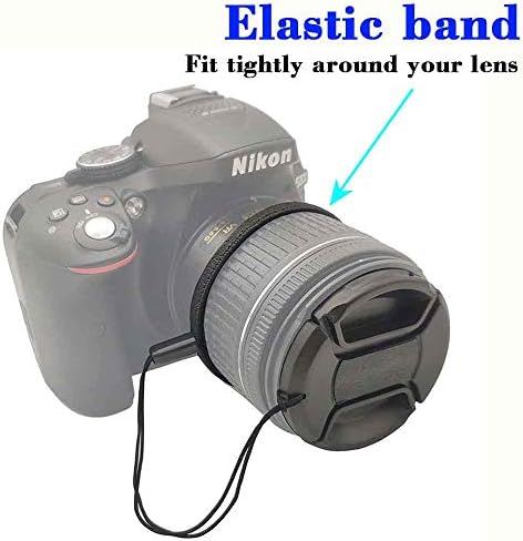 55 мм, Капачка за обектива, за да AF-P DX NIKKOR 18-55 mm f /3,5-5,6 G VR обектив за Nikon D7200 D5600 D5500 D5300 D3500 D3400 D3300, капак на обектива ULBTER и калъф за обектив -2 опаковка