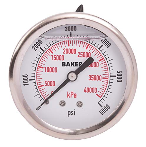 Манометър Baker AHNC-6000P, от 0 до 6000 psi