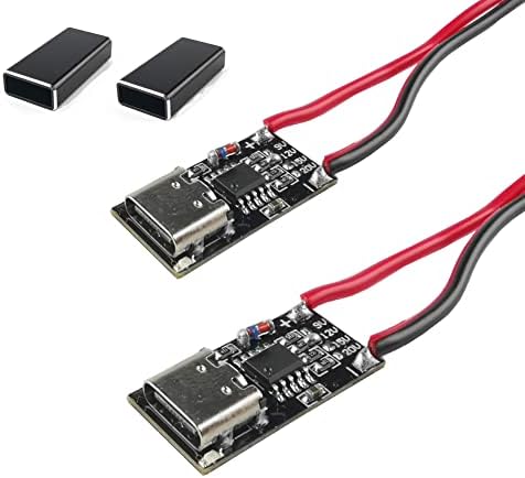 Универсално зарядно устройство USB-Type C C PD QC Модул за стартиране на Стръв PD3.0/2.0 PPS/QC4 + QC3.0/2.0 в постоянен ток за 9, В 12 и В 15 В 20 В 100 Вата за лаптоп, рутер, адаптер за оптичен