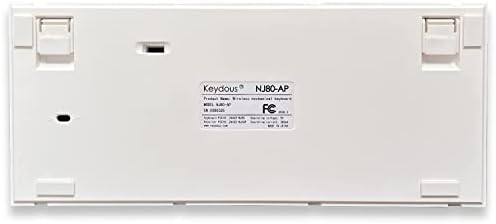 keydous NJ80-AP Безжична Ръчна Клавиатура с дръжка Bluetooth 5.0 | 2.4 G 75% От Гореща Смяна на Потребителски Комплект Barebone