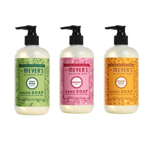 Комплект сапун за ръце MRS. MEYER'S CLEAN DAY Holiday (мента, бор Айова и портокалова карамфил) по 12,5 грама всеки