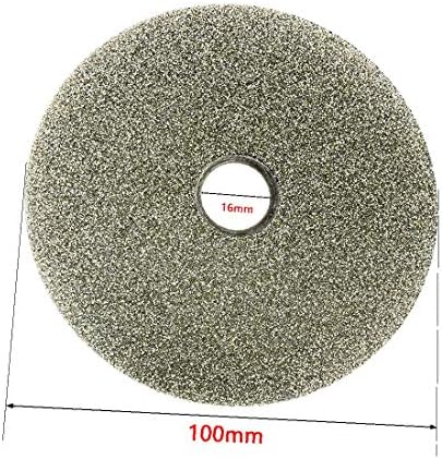 X-DREE 100 мм 4-инчов шлайфане кръг с шкурка 80, с диамант покритие, с плосък кръгъл кръг, шлайфане диск (Disco de lija, 100 мм, 4 кръг, 80 с многократно прилагането на диаманта, диско