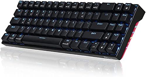 Механична клавиатура на NEDYALKO ROYAL KLUDGE RK71 70% Компактен Bluetooth клавиатура 71 Клавиш, без ключ, USB Жичен / Безжичен