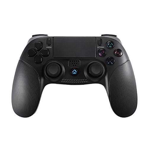 Безжичен контролер shumeifang за PS4, Джойстик Bluetooth Remote Gamepad с двойна Вибрация, ос жироскоп и сензорен панел, Слот, Дистанционно