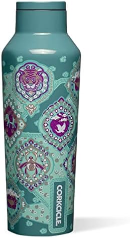 Пътна бутилка за вода с втулка Disney Princess Jasmine, от неръждаема стомана с тройно изолация, запазва напитките студени в продължение