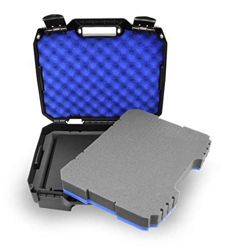 Пътен калъф-чанта CASEMATIX е Съвместима с конзолата PlayStation 4 Slim обем 1 TB и аксесоари, като например контролери, игри, кабели,