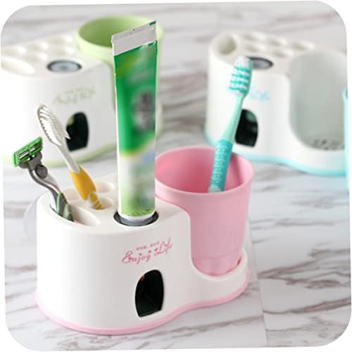 Zerodeko 1бр паста за зъби притежателя на паста за зъби валяк екструдер паста за зъби инструмент спрей боя набор от тоалетни принадлежности,