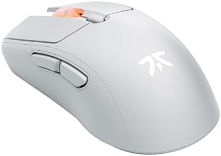 Безжична детска мишката Fnatic БОЛТ White с сензор Pixart 3370, 69 Hz, Wi-Fi и Bluetooth, време на автономна работа 110-210 ч, зареждане чрез USB-C, ключове Kailh GM 8.0, 4 профил, 4-степенна DPI, кънки о