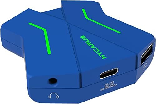 [Поддръжка на настройки на няколко клавиши] Адаптер клавиатура и мишка HYCARUS за Nintendo Switch/Xbox One/PS4/PS3 адаптер клавиатура PS4 и адаптер клавиатура Xbox. Идеален е за игри кат?