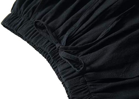 Дамски къси Панталони Плюс Размера на Ежедневни Панталони С Еластичен Колан на съвсем малък и Удобен Завързана тапицерия