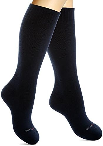 Компресия чорапи от памук SocksLane за жени и мъже. Поддържат налягане 15-20 мм живачен стълб.календар. до коляното