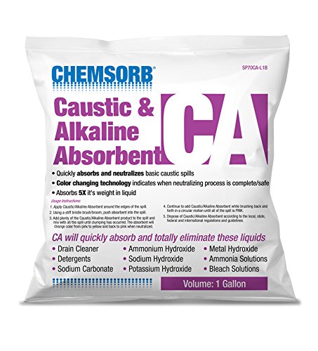 Chemsorb CA - Абсорбиращи, нейтрализующий каустик и алкални съединения, 30 Литра в цевта, SP70CA-L30D, бързо действащ Абсорбиращи-каталитичен